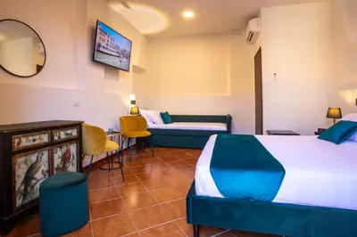 Letto o letti in una camera di Casa Bauta