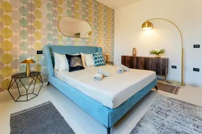 Letto o letti in una camera di Padova Relax Station