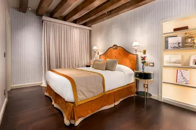 Letto o letti in una camera di Palazzo Loredan Grand Canal
