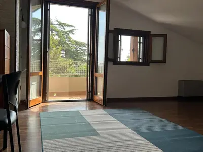 Letto o letti in una camera di Spacious 3 BDR Apartment in Padua