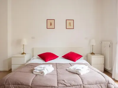 Letto o letti in una camera di Residenza Storica in Prato della Valle