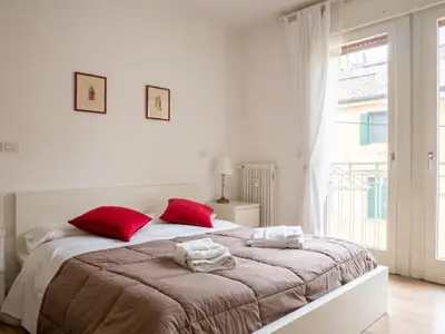 Letto o letti in una camera di Residenza Storica in Prato della Valle