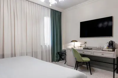 Letto o letti in una camera di Hotel Villa Viridia