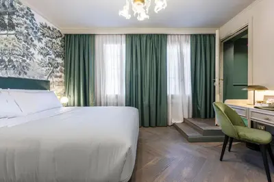 Letto o letti in una camera di Hotel Villa Viridia