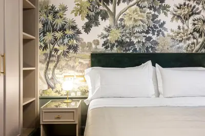 Letto o letti in una camera di Hotel Villa Viridia