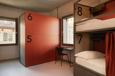 Letto o letti in una camera di Hotello Padova