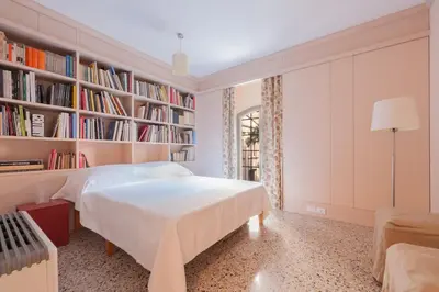 Letto o letti in una camera di Ca' delle Stampe, your oasis of tranquility in Venice