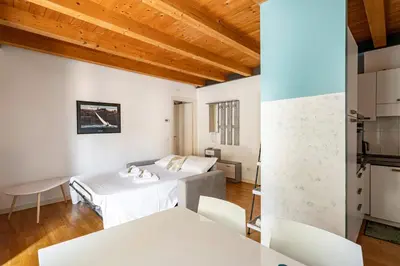 Area soggiorno di GuestHost - Piazza Mazzini Bright Apartment Padova
