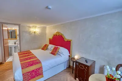 Letto o letti in una camera di Palazzo Malipiero Trevisan - Le Tre Dimore D'Epoca