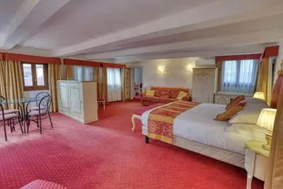 Letto o letti in una camera di Palazzo Malipiero Trevisan - Le Tre Dimore D'Epoca