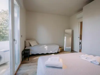 Letto o letti in una camera di Luxury by AMA - 200 m from the Beach