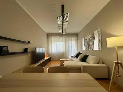 TV o dispositivi per l'intrattenimento presso NEW modern Flat in the Heart of Treviso