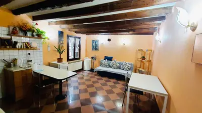 Area soggiorno di Canal Grande Apartment