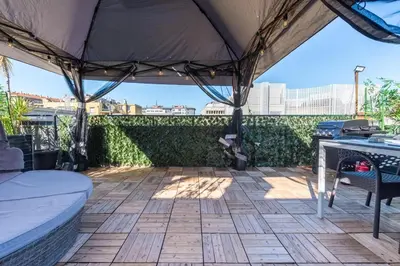 Balcone o terrazza di Rooftop Heaven, Mini Attico vicino alla stazione