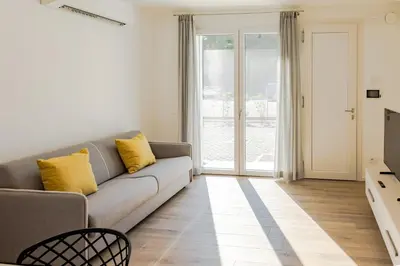 Area soggiorno di Residence Fornaci - Treviso Modern Apartments Airport