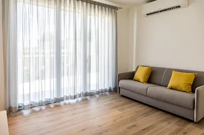 Area soggiorno di Residence Fornaci - Treviso Modern Apartments Airport