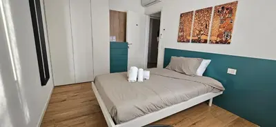 Letto o letti in una camera di casa bonardi stanze a padova