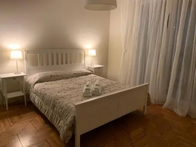 Letto o letti in una camera di Calipso