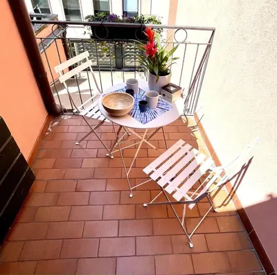 Balcone o terrazza di Fitness e Charme - con Terrazzino nel Cuore di Padova