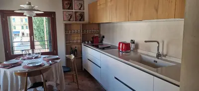 Cucina o angolo cottura di ATTICO 41 - Grand View in the Heart of Bassano