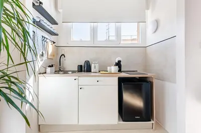 Cucina o angolo cottura di Modern Studio 10 min to Venice