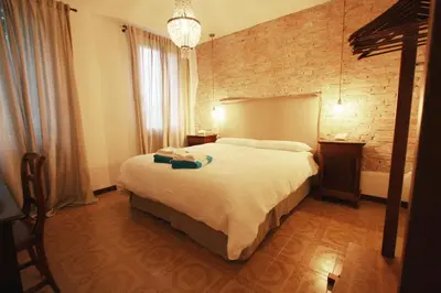 Letto o letti in una camera di Agriturismo Crak Tenuta Bembo