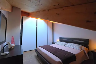 Letto o letti in una camera di Duplex con doppi servizi Piazza Aurora