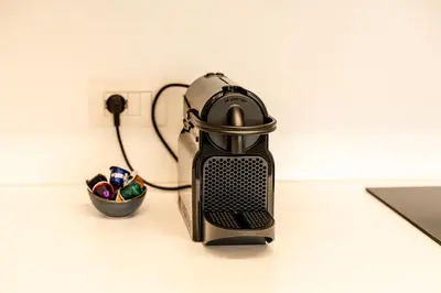 Set per la preparazione di tè e caffè presso Ca' Borsa IV - Suite con balcone in pieno centro