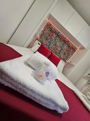Letto o letti in una camera di Rubin Stay-Karabas Apartments