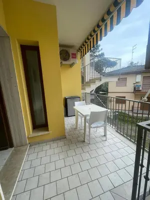 Balcone o terrazza di Spacious apartment just 200mt from the beach