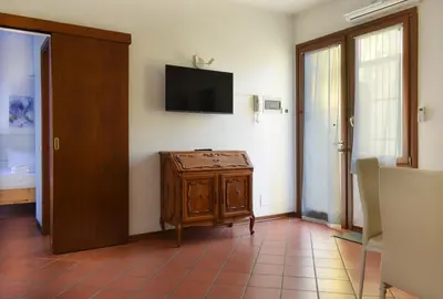 TV o dispositivi per l'intrattenimento presso Welc-ōM Lepanto Relax Apartment