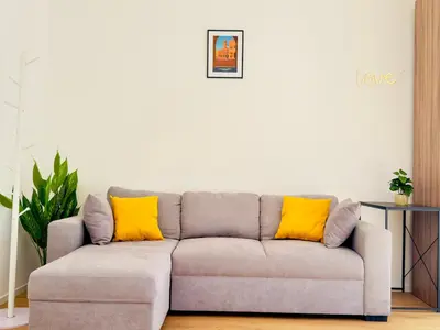 Area soggiorno di Modern penthouse in Treviso with terrace and garage