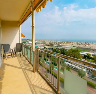 Balcone o terrazza di Le Murrine Frontemare Apartment Sea View 503