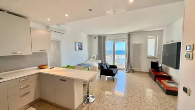 TV o dispositivi per l'intrattenimento presso Le Murrine Frontemare Apartment Sea View 503