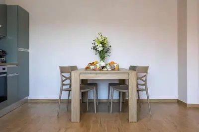 Cucina o angolo cottura di Casa Tintoretto Private Free Parking Venice 15'