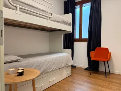 Letto o letti in una camera di Elegante appartamento nel cuore di Bassano