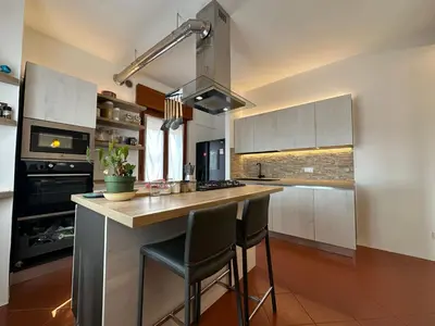 Cucina o angolo cottura di Venezia-Mestre Train Station Relax Suites