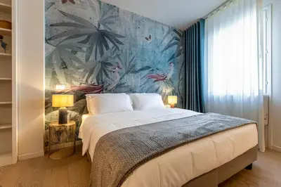 Letto o letti in una camera di SanFrancesco Suite