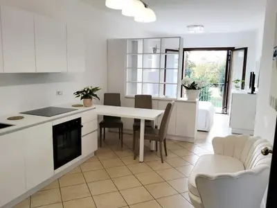 Cucina o angolo cottura di Alla Stazione - alloggio con parcheggio Spresiano