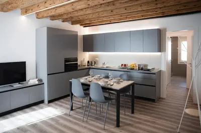 Cucina o angolo cottura di Vicenza Green Stay Melograno