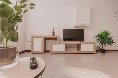 TV o dispositivi per l'intrattenimento presso Unico Apt 5, 4 ospiti, parcheggio gratis, 10 minuti da Venezia