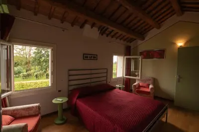 Letto o letti in una camera di Azienda Vitivinicola Ca' Manin