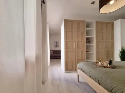 Letto o letti in una camera di Davina Luxury Suite - Treviso Center - Free Parking - Venice in 30' - AC