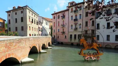 Vista sul fiume nelle vicinanze dell'appartamento