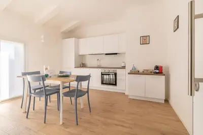 Cucina o angolo cottura di Appartamento Adriatico Residence Pergoletta