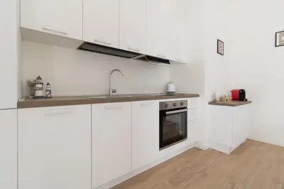Cucina o angolo cottura di Appartamento Adriatico Residence Pergoletta