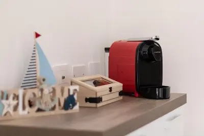 Set per la preparazione di tè e caffè presso Appartamento Adriatico Residence Pergoletta