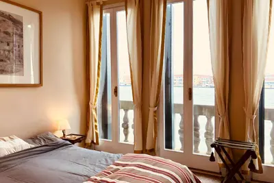 Letto o letti in una camera di Balcony-Giudecca