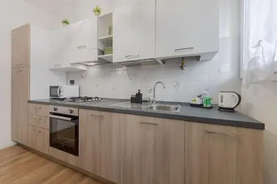 Cucina o angolo cottura di 'Suite Bailo' - Treviso center - Near VENICE - wi-fi e AC free - Smart working