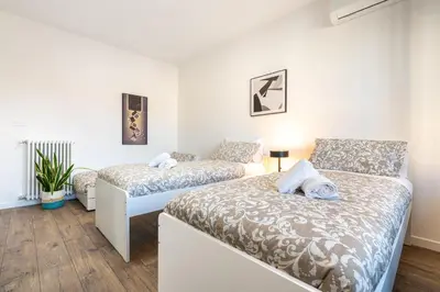 Letto o letti in una camera di 10 minutes to Venice, for 7, new & fully equipped